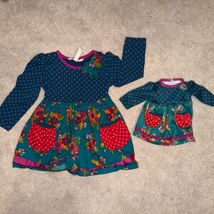 Matilda Jane - Matching Toddler & Babydoll Dress - 2T